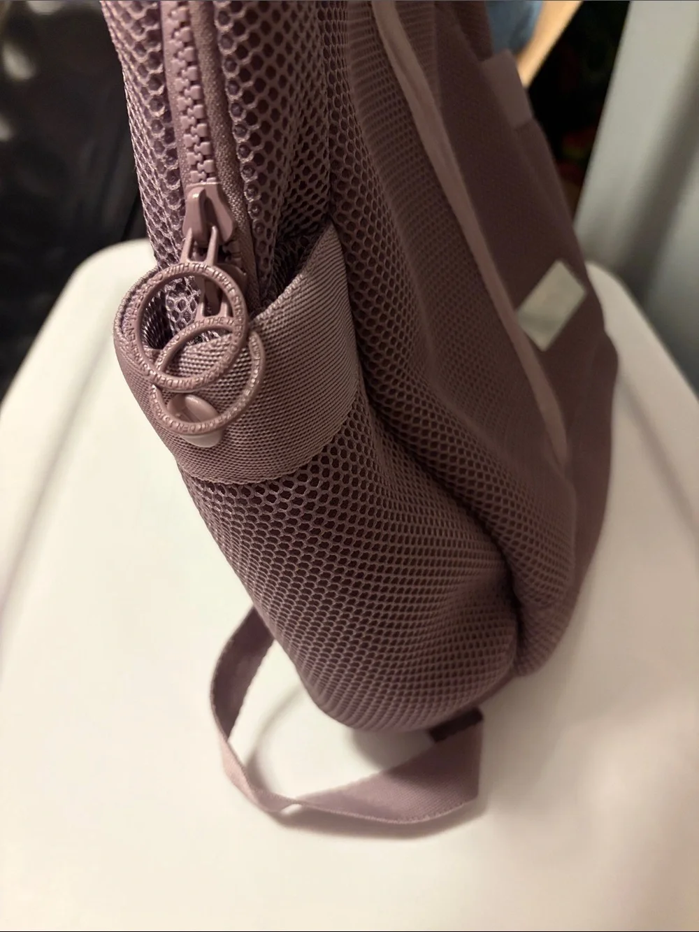 adidas Mauve Mesh Backpack - Picture 4 of 15